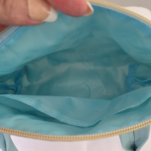 Stitch Floral Print Bag - White With Blue And Red - Picture 4 of 4